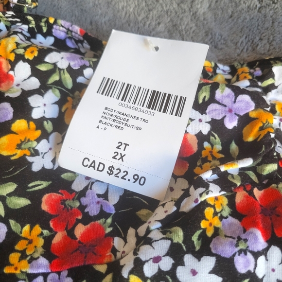 Floral 2XL bodysuit - Picture 4 of 4